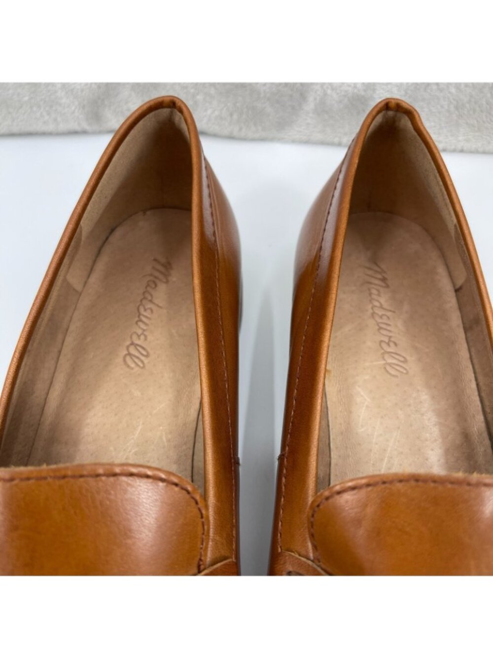 Madewell The Elinor Loafer Dark Chestnut Brown Leather Classic Preppy - Picture 7 of 11